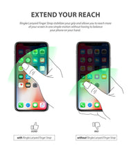 Carica l'immagine nel visualizzatore di Gallery, Ringke Cinturino da Dito Paracord (4 Pezzi) per Custodie Cellulare, Fotocamere, Chiavi, USB, Cinghia Regolabile - Assort