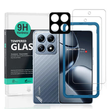 Carica l'immagine nel visualizzatore di Gallery, Ibywind 2 Pezzi Vetro Temperato per Xiaomi 14T Pro 5G 6,67",con 1 Pezzo Pellicola Fotocamera,Pellicola posteriore da 1 p