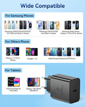 Carica l'immagine nel visualizzatore di Gallery, 45W Rapido Caricatore Per Samsung Super Fast Charger con 2M Cavo USB-C Presa Rapido Caricabatterie Per Galaxy S26 S25 S2