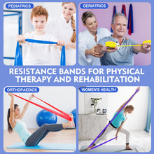 Carica l'immagine nel visualizzatore di Gallery, Fokky Elastici Fitness[Set di 4], 1.5M/1.8M Elastico Palestra
