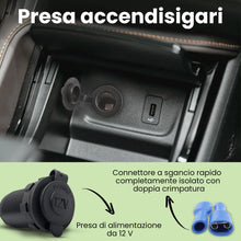 Carica l'immagine nel visualizzatore di Gallery, Offgridtec presa accendisigari 12V/24V con copertura, presa IP65 resistente alle intemperie per auto, camper, camion e u