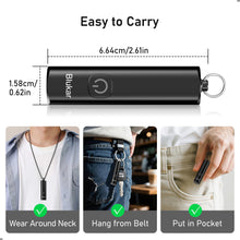 Carica l'immagine nel visualizzatore di Gallery, Blukar Torcia LED Mini Ricaricabile, Torcia EDC Tascabile con Portachiavi