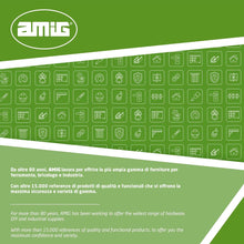 Carica l'immagine nel visualizzatore di Gallery, Amig – Nastro segnaletico non adesivo – Per segnalazione e avvertimento di pericolo – Impermeabile e flessibile – PVC – 