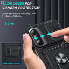 Carica l'immagine nel visualizzatore di Gallery, LeYi Cover per Samsung A26 5G con Vetro Temperato [2 Pack](Nero)