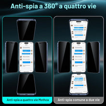 Carica l'immagine nel visualizzatore di Gallery, Mothca 360° Pellicola Privacy per iPhone 17/17 Pro/16 Pro, 3 Pezzi