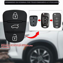 Carica l'immagine nel visualizzatore di Gallery, 2 Pezzi Chiave Guscio Cover in Gomma Compatibile con Hyundai ix35 ix20 i30 i20 i10 Kia Sportage Soul Ceed Rio Picanto Ve