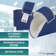 Carica l'immagine nel visualizzatore di Gallery, OrtoPrime Talloniere Antidecubito Blu 1 Paio - Talloniera Ortopedica - Talloniera Antidecubito per Piaghe da Decubito - 
