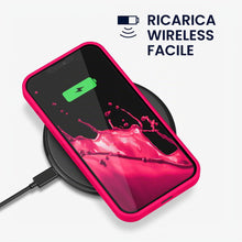 Carica l'immagine nel visualizzatore di Gallery, kwmobile Cover per iPhone 13 Custodia - Back Case per Smartphone in Silicone TPU - Protezione Gommata - rosa shocking