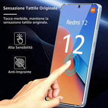 Carica l'immagine nel visualizzatore di Gallery, Coiwxmoi 2 Pezzi Vetro Temperato per Xiaomi Redmi 12 4G/5G, Pellicola Protettiva Durezza 9H Anti-Graffio Anti-impronte S