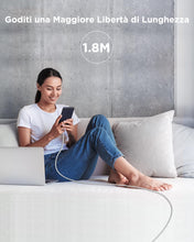 Carica l'immagine nel visualizzatore di Gallery, Aioneus Cavo iPhone, 1.8M Ricarica Filo Caricatore iPhone Carica Rapida Certificato MFi Lungo Cavo Lightning USB Caricab