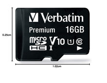 Carica l'immagine nel visualizzatore di Gallery, Verbatim 941993 Scheda di Memoria MicroSDHC, 16 GB
