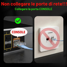 Carica l'immagine nel visualizzatore di Gallery, Console cavo USB, USB a RJ45 Cavo console per router Cisco/AP router/switch/Windows 7, 8 (1.8 m, blu)