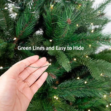 Carica l'immagine nel visualizzatore di Gallery, Luci a LED Luminose per Albero di Natale, Lucine LED Esterno a Batteria
