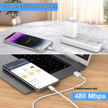 Carica l'immagine nel visualizzatore di Gallery, ACAGET Cavo intrecciato Carplay 1M per A-pple CarPlay per iPhone 14 Pro Max
