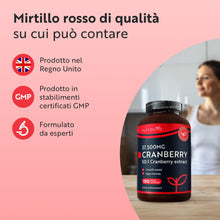 Carica l'immagine nel visualizzatore di Gallery, Nutravita Mirtillo Rosso 37.500mg - 2 Mesi