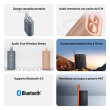 Carica l'immagine nel visualizzatore di Gallery, XIAOMI Sound Pocket Cassa Bluetooth Portatile 5W, Design Mini Compatto, 10 Ore di Autonomia, IP67 Waterproof, TWS Pairin