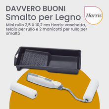 Carica l'immagine nel visualizzatore di Gallery, Harris Seriously Good - Set di mini rulli per la lavorazione del legno, 10,2 cm, il kit include: vassoio, telaio a rullo