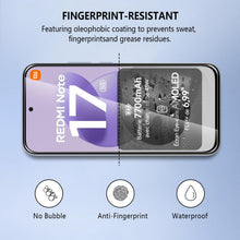 Carica l'immagine nel visualizzatore di Gallery, [3 Pezzi Vetro Temperato per Xiaomi Redmi Note 17/Redmi 17 5G/4G,Durezza 9H Anti Graffio,Anti-Impronte Senza Bolle,Pelli