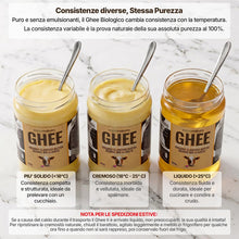 Carica l'immagine nel visualizzatore di Gallery, Exponatura Ghee Biologico - Burro Chiarificato da Mucche al Pascolo 500g