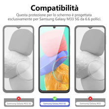 Carica l'immagine nel visualizzatore di Gallery, NEW'C Pellicola Vetro per Samsung Galaxy M33 5G, in Vetro Temperato
