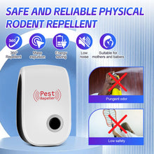 Carica l'immagine nel visualizzatore di Gallery, 4 Pack Repellente ad Ultrasuoni per Topi,Repellente Ultrasuoni per Uso Interno,Per Topi per Insetti, Anti, Zanzare, Form