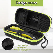 Carica l'immagine nel visualizzatore di Gallery, Guscio rigido da viaggio per Norelco Uomo Hybrid Trimmer e Rasoio (Verde)