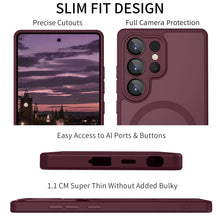 Carica l'immagine nel visualizzatore di Gallery, YUANDMI Per Samsung Galaxy S24 Ultra Custodia compatibile con MagSafe, Custodia per Samsung Galaxy S24 Ultra Magnetica O