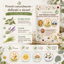 Carica l'immagine nel visualizzatore di Gallery, 96 Pezzi Cerotti Antizanzare Adulti - Cerotto Sticker Zanzare Adesivi Antizanzare per Vestiti e Oggetti, Accessori Campe