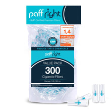 Carica l'immagine nel visualizzatore di Gallery, Paffright 300 Filtri Sigarette, Bocchini per Sigaretta, Filtri Sigarette Tabacco, Filtro Anti-Catrame, Plastica 8mm, Boc