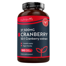 Carica l'immagine nel visualizzatore di Gallery, Nutravita Mirtillo Rosso 37.500mg - 2 Mesi