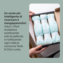 Carica l'immagine nel visualizzatore di Gallery, Tommee Tippee Sacchetti per mangiapannolini Twist &amp; Click