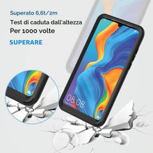 Carica l'immagine nel visualizzatore di Gallery, CENHUFO Cover Huawei P30 Lite, 360 Gradi Antiurto con Protezione dello Schermo Integrata Rugged Doppia Faccia Bumper Tra