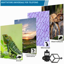 Carica l'immagine nel visualizzatore di Gallery, SOLOMARK Grande formato universale per telefono adattatore fotocamera per cannocchiale/telescopio/microscopio/binocolo F