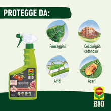 Carica l'immagine nel visualizzatore di Gallery, COMPO BIO Sapone Molle di Potassio,Rimedio per Afidi,Pronto Uso, 750ml