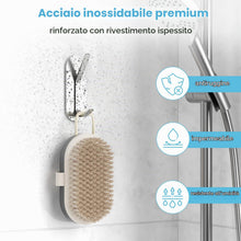 Carica l'immagine nel visualizzatore di Gallery, Alyvisun 5 Pezzi Ganci Adesivi, Appendi Accappatoio Bagno in Acciaio Inox