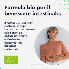 Carica l'immagine nel visualizzatore di Gallery, Fermenti Lattici Probiotici Bio,180 Capsule, con 21 Ceppi Batterici Vivi e Inulina Bio, 20 Miliardi CFU, Favorisce l'equ