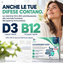 Carica l'immagine nel visualizzatore di Gallery, VIVOPROBIO-MAX Fermenti Lattici Probiotici e Prebiotici 40 Miliardi CFU