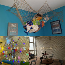 Carica l'immagine nel visualizzatore di Gallery, Rete di Corda di Canapa per Sicurezza e Decorazione, Scala di Corda per Bambini e Animali Domestici, Rete di Corda Versa