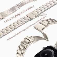 Carica l'immagine nel visualizzatore di Gallery, Bracciale Sottile in Metallo da Donna Compatibile con Apple Watch Cinturino 38mm 40mm 41mm 42mm 44mm 45mm 46mm 49mm Brac