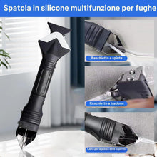 Carica l'immagine nel visualizzatore di Gallery, Spatola per Silicone Kit,5 in 1 Strumenti per Calafataggio,Raschietto Silicone,Applicatore di Tira del Silicone,Rimozion