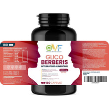 Carica l'immagine nel visualizzatore di Gallery, OVF Glico Berberis 180 cps Integratore Alimentare con Berberina, Acido Alfa Lipoico, Gymnema, Cardo Mariano, Cromo e Can