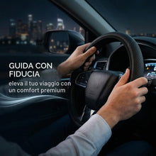 Carica l'immagine nel visualizzatore di Gallery, Coprivolante Auto Universale in Pelle Elastica, Copri Volante per Auto Antiscivolo e Traspirante, Accessori Interni per 