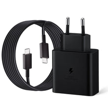 Carica l'immagine nel visualizzatore di Gallery, 45W USB C Caricabatterie a Ricarica Super Veloce per Samsung Galaxy S25 S24 S23 S22 S21 S20 Ultra/Plus/FE, Tab S10+ S9 S