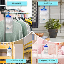 Carica l'immagine nel visualizzatore di Gallery, ANSIO® Deumidificatore Armadio 12 Sacchetti da 210 g, Assorbiumidità Casa