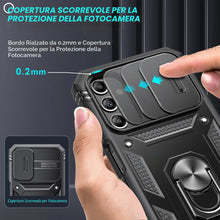 Carica l'immagine nel visualizzatore di Gallery, LeYi Cover per Samsung A25 5G con Vetro Temperato [2 Pack](Nero)
