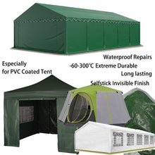 Carica l'immagine nel visualizzatore di Gallery, Nastro di Riparazione per tendone 5 m, Nastro Adesivo Trasparente Resistente per Tenda/Tenda da Sole/Gazebo Rivestiti in