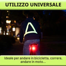 Carica l'immagine nel visualizzatore di Gallery, AVANA Gilet catarifrangente Gilet di sicurezza riflettente Regolabile Giubbotto leggero Alta visibilità Jogging Ciclismo