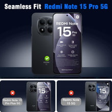 Carica l'immagine nel visualizzatore di Gallery, Aerku Pellicola Protettiva Vetro Temperato per Xiaomi Redmi Note 15 Pro 5G