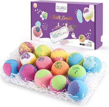 Carica l'immagine nel visualizzatore di Gallery, Bombe da Bagno, DUAIU Bombe da Bagno Profumate per Bambini, 14 x da Bagno Set Regalo con Olio Essenziale per Donna, la F