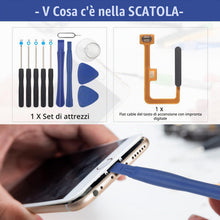 Carica l'immagine nel visualizzatore di Gallery, RongZy Fingerprint Sensor Flex Cavo per Xiaomi Mi 11 Lite 4G/5G Tasto Home Lettore Impronta Power Flex Cable Sensore di 